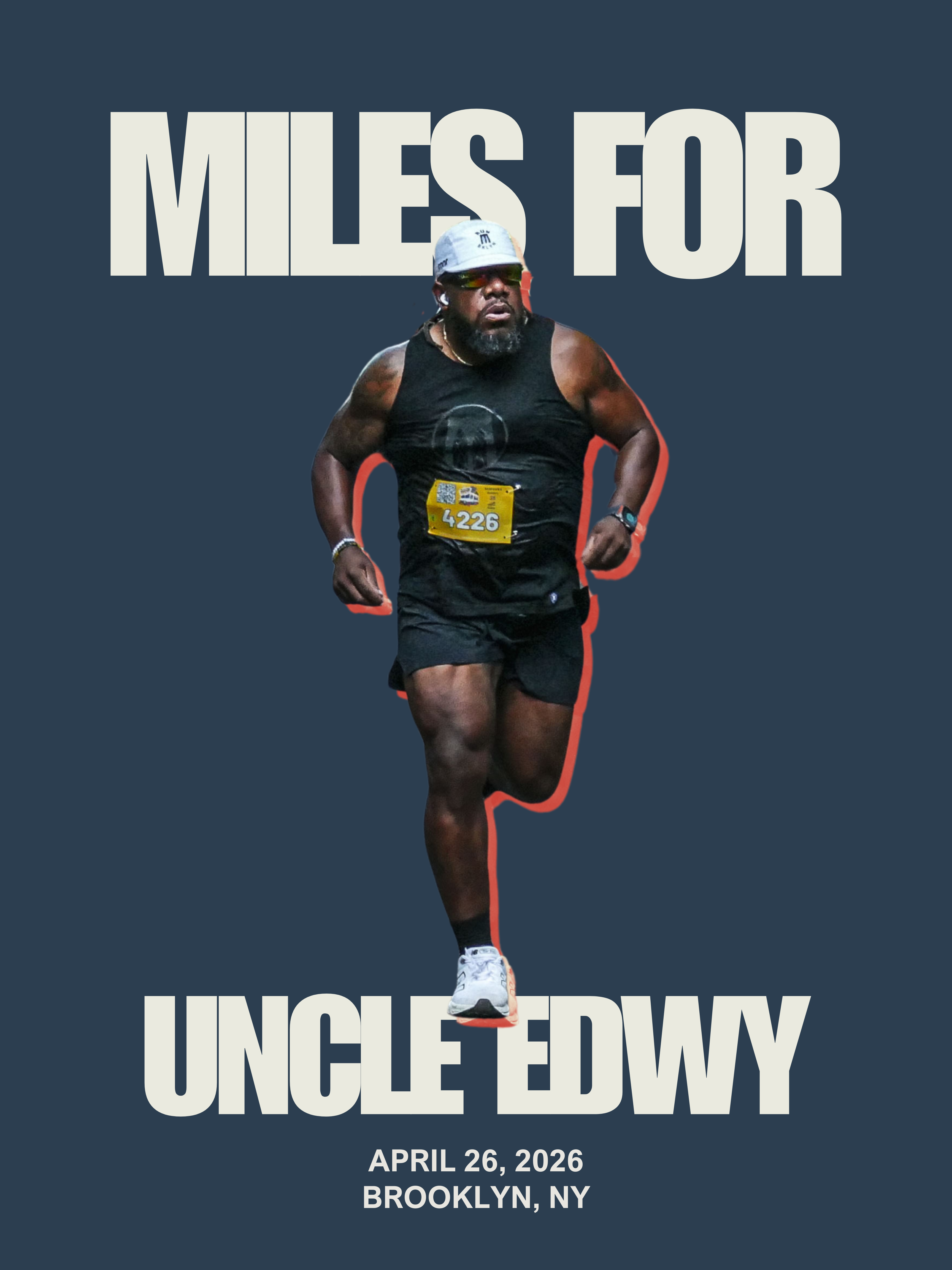 Miles For Uncle Edwy Brooklyn Experience Half Marathon 2026 mobile banner